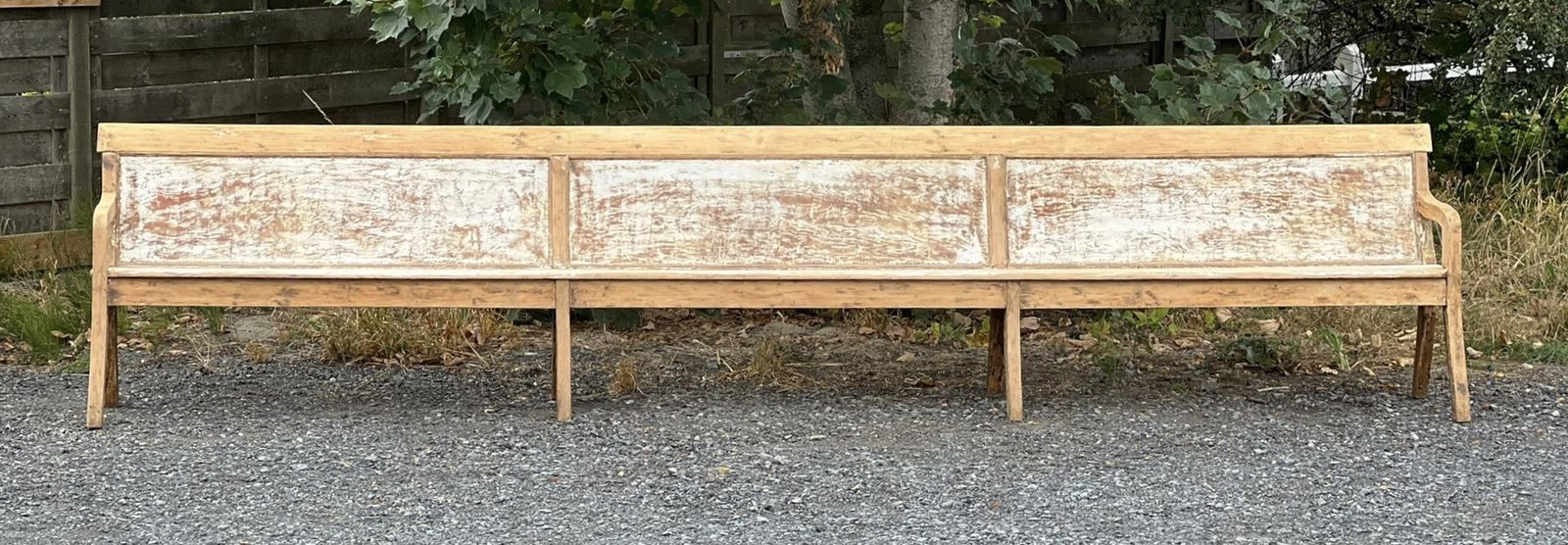 Very Long French Dining Bench, 1800s photo furniture