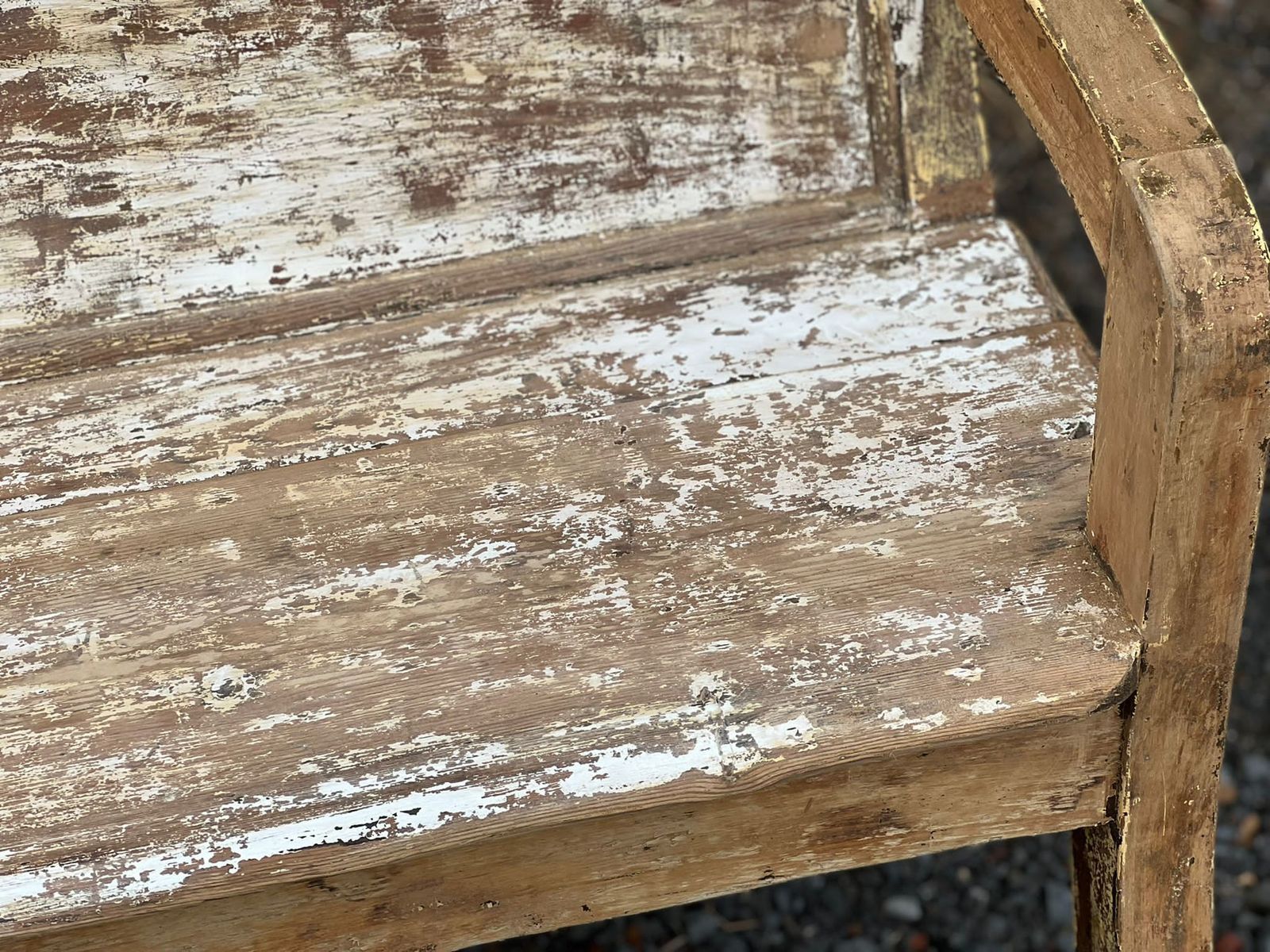 Very Long French Dining Bench, 1800s photo Furniture