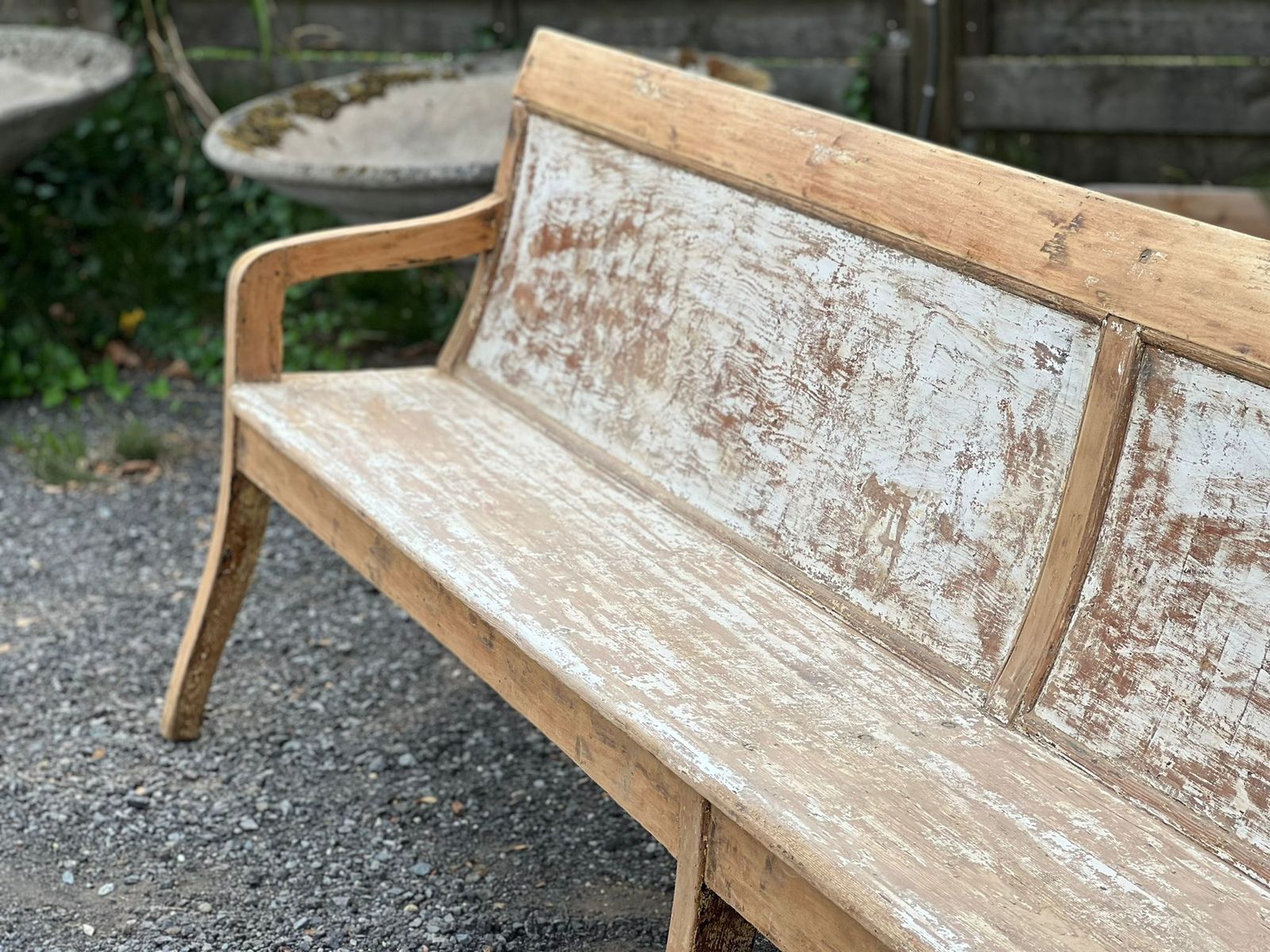 photo vinterior Very Long French Dining Bench, 1800s
