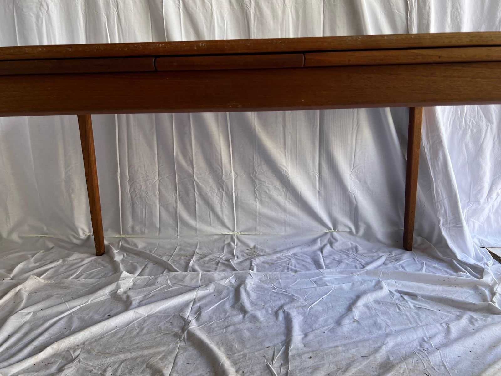 photo furniture 1960s Teak Wood Extendable Dining Table By Finn Juhl For France & Sons