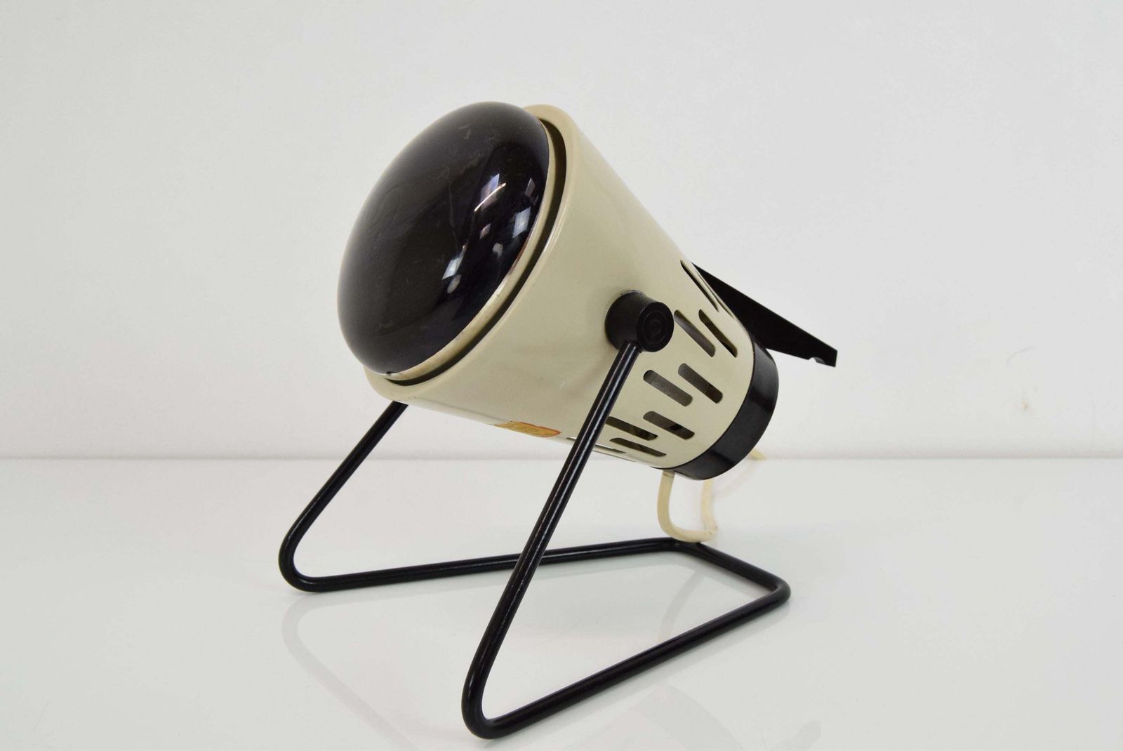 Mid Century Infra Table Lamp,Red Light,Circa 1980's. photo furniture