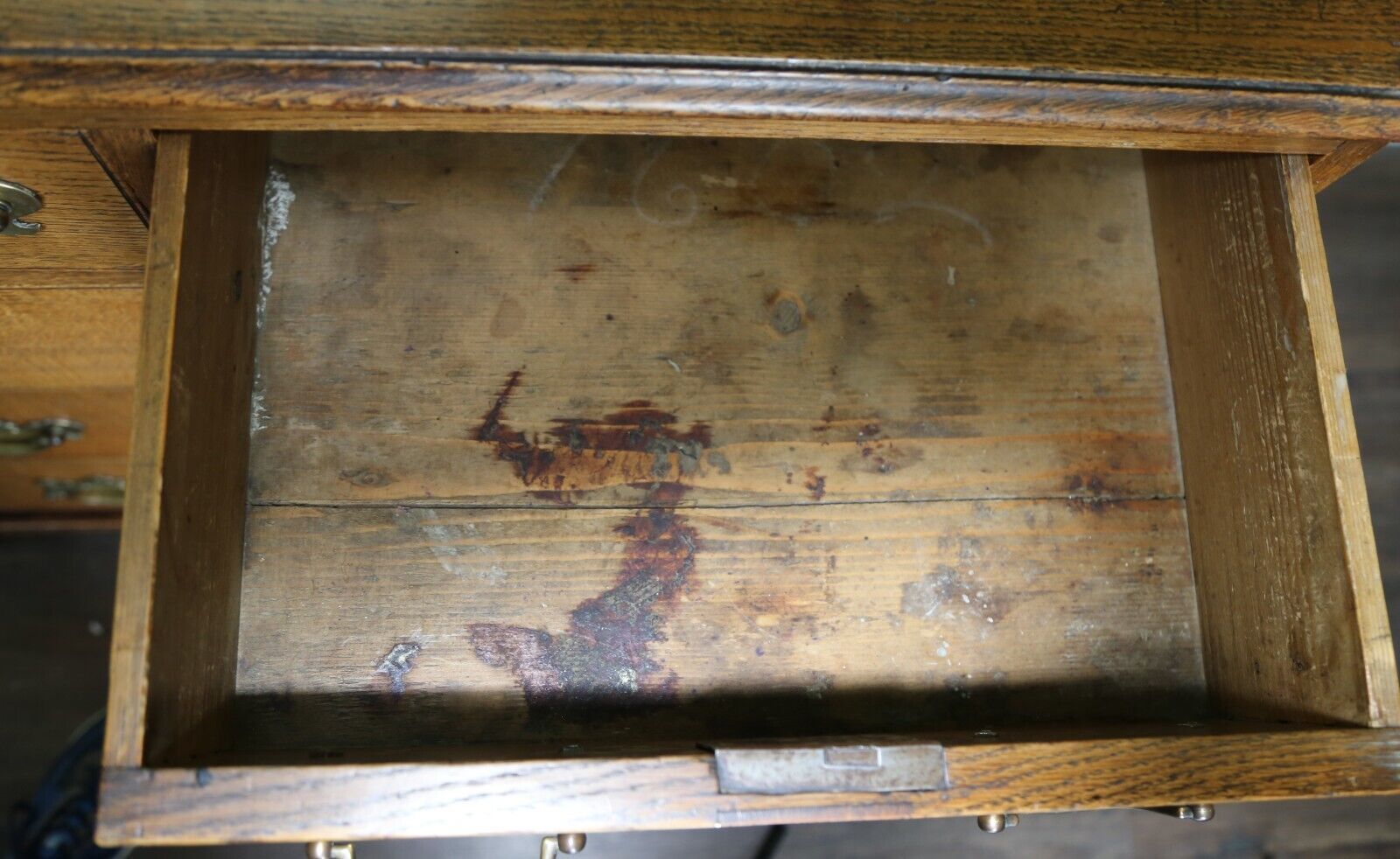 Oak Chest Of Drawers  George III Country House photo vintage