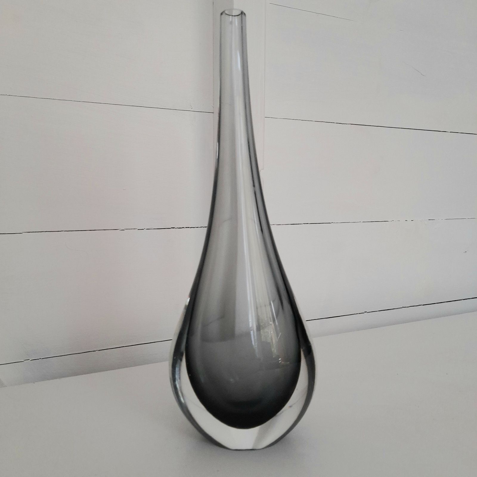 Murano Sommerso Drop Glass Vase