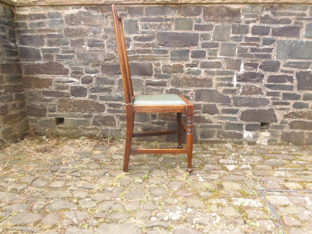 Richard Norman Shaw  .. Set Of Twelve Oak Chairs photo buy