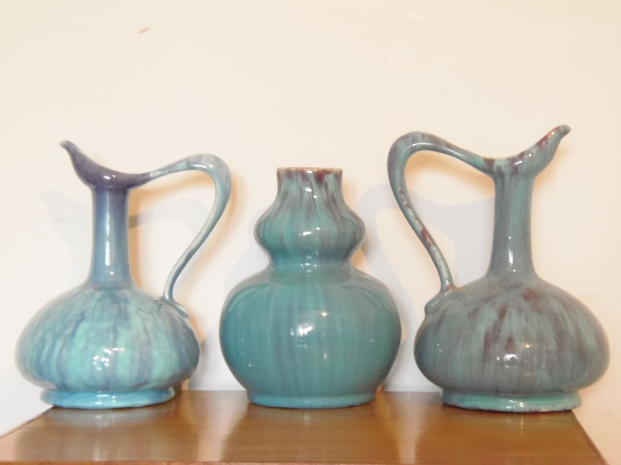Christopher Dresser Style Vases Unique Shape photo vinterior