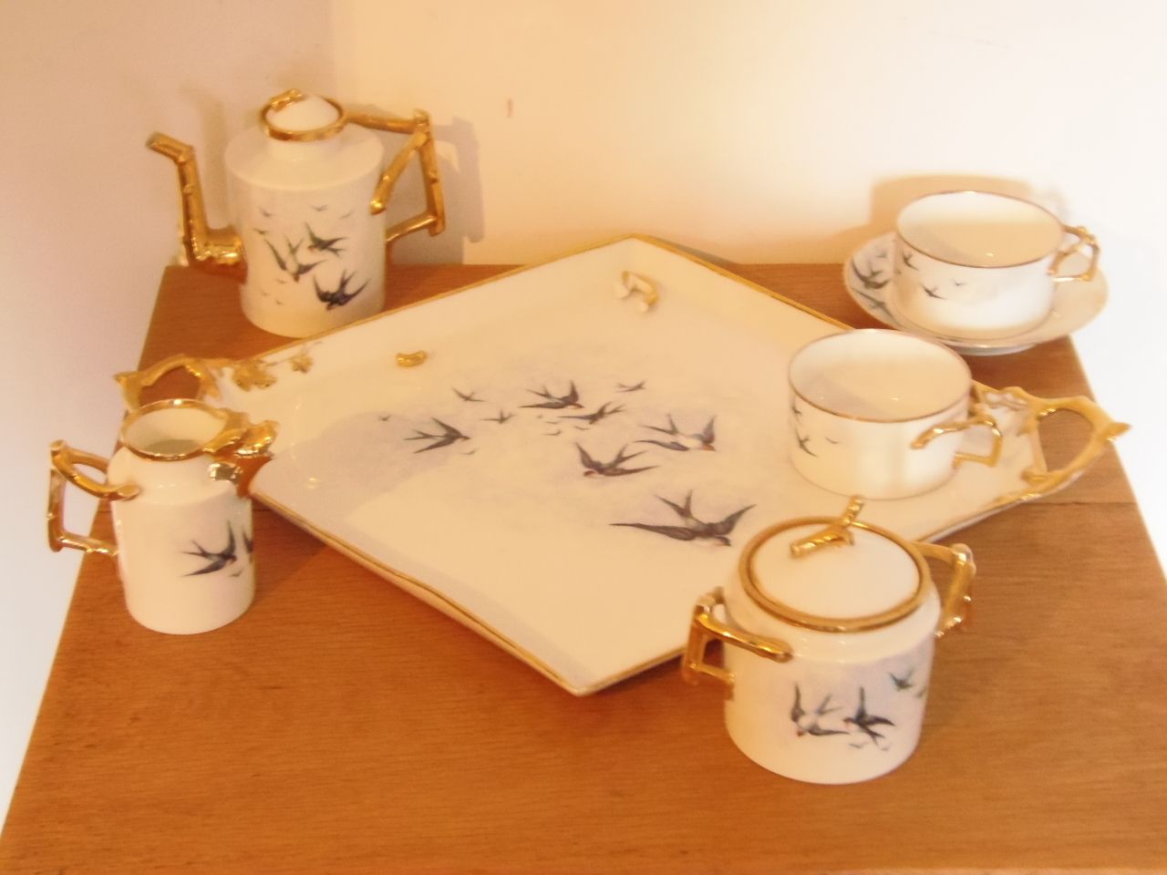 Aesthetic Movement Tea Set In The Manner Of Christopher Dresser photo furniture