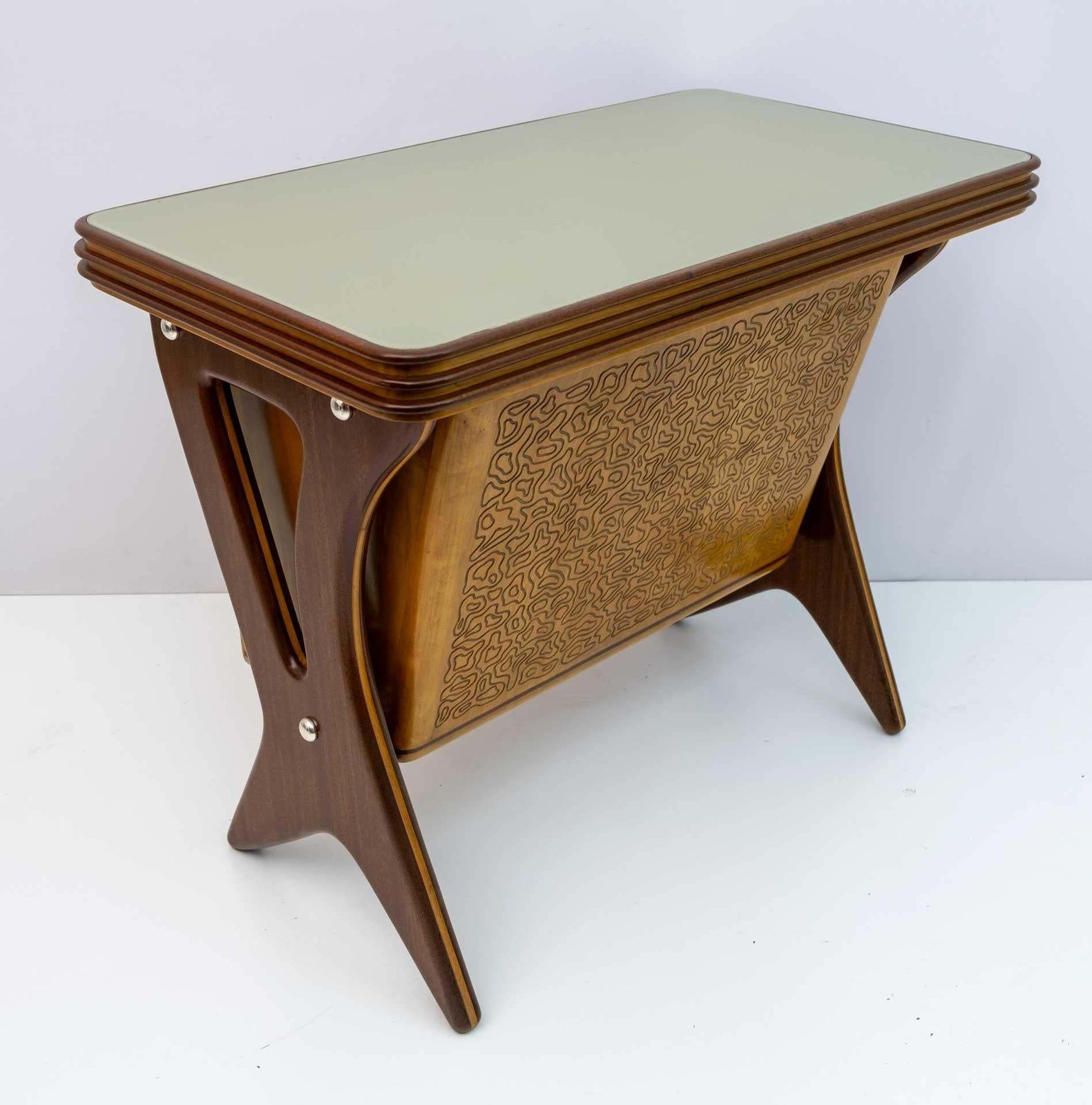 Osvaldo Borsani Mid Century Modern Italian Shop Counter Cash Desk, 1950s photo for sale