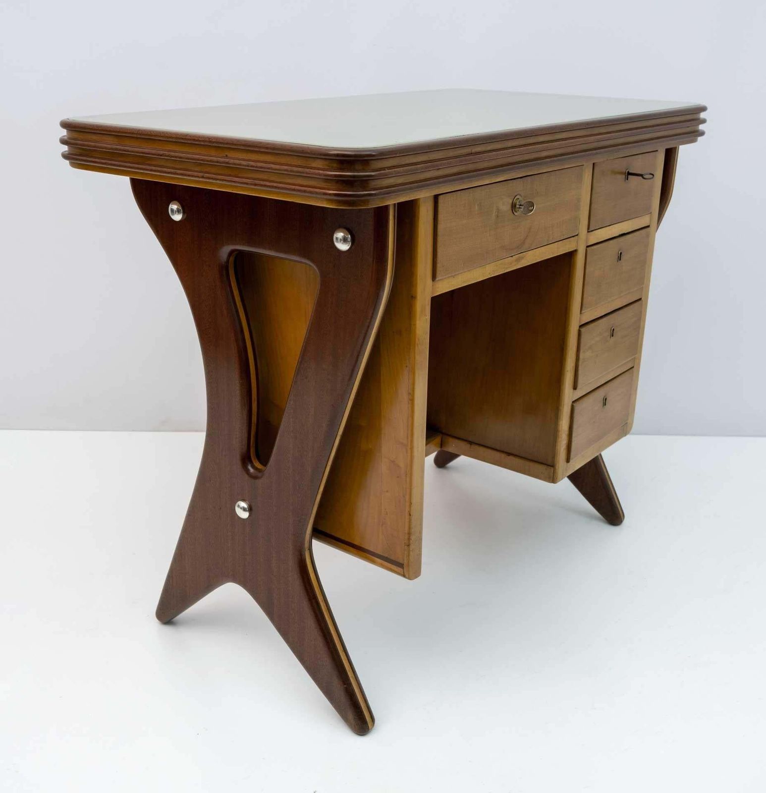 Osvaldo Borsani Mid Century Modern Italian Shop Counter Cash Desk, 1950s photo vintage