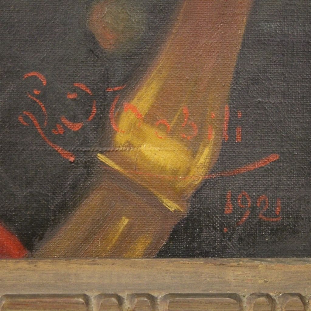 Portrait Of A Child Signed And Dated 1921 photo Art
