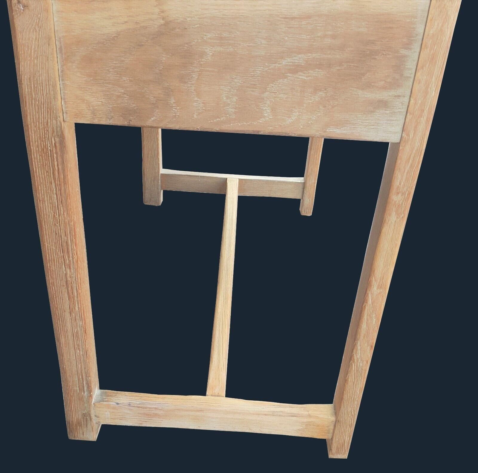 Limed Oak Cotswold School Two Drawers Hall Side Table photo Furniture