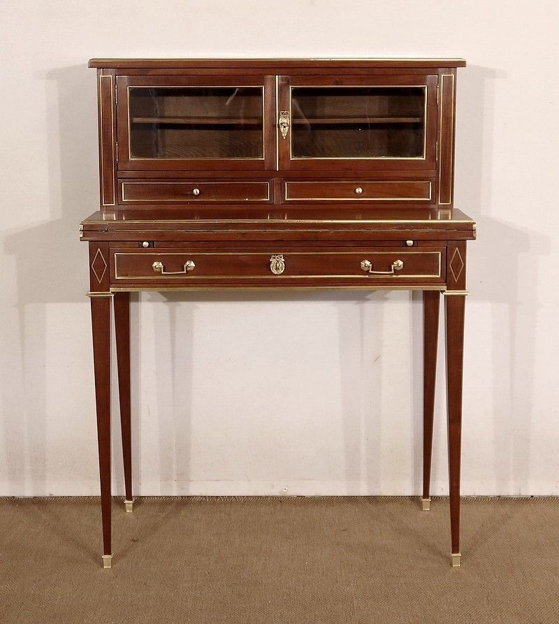 Bonheur Du Jour In Mahogany, Louis XVI Style – Mid 19th Century photo buy