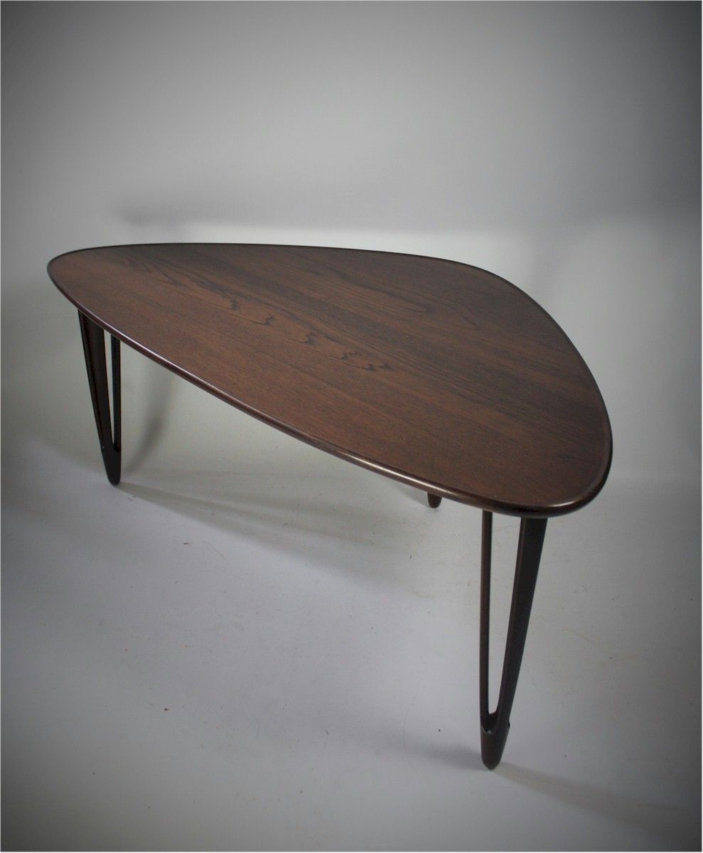 Danish Triangular Teak Coffee Table From Bc Møbler photo vintage