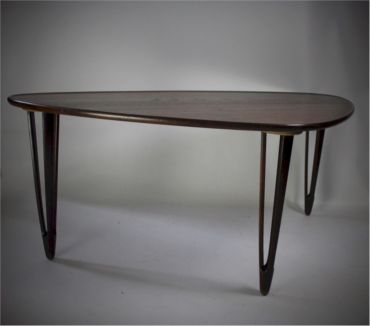 820.0 Danish Triangular Teak Coffee Table From Bc Møbler photo
