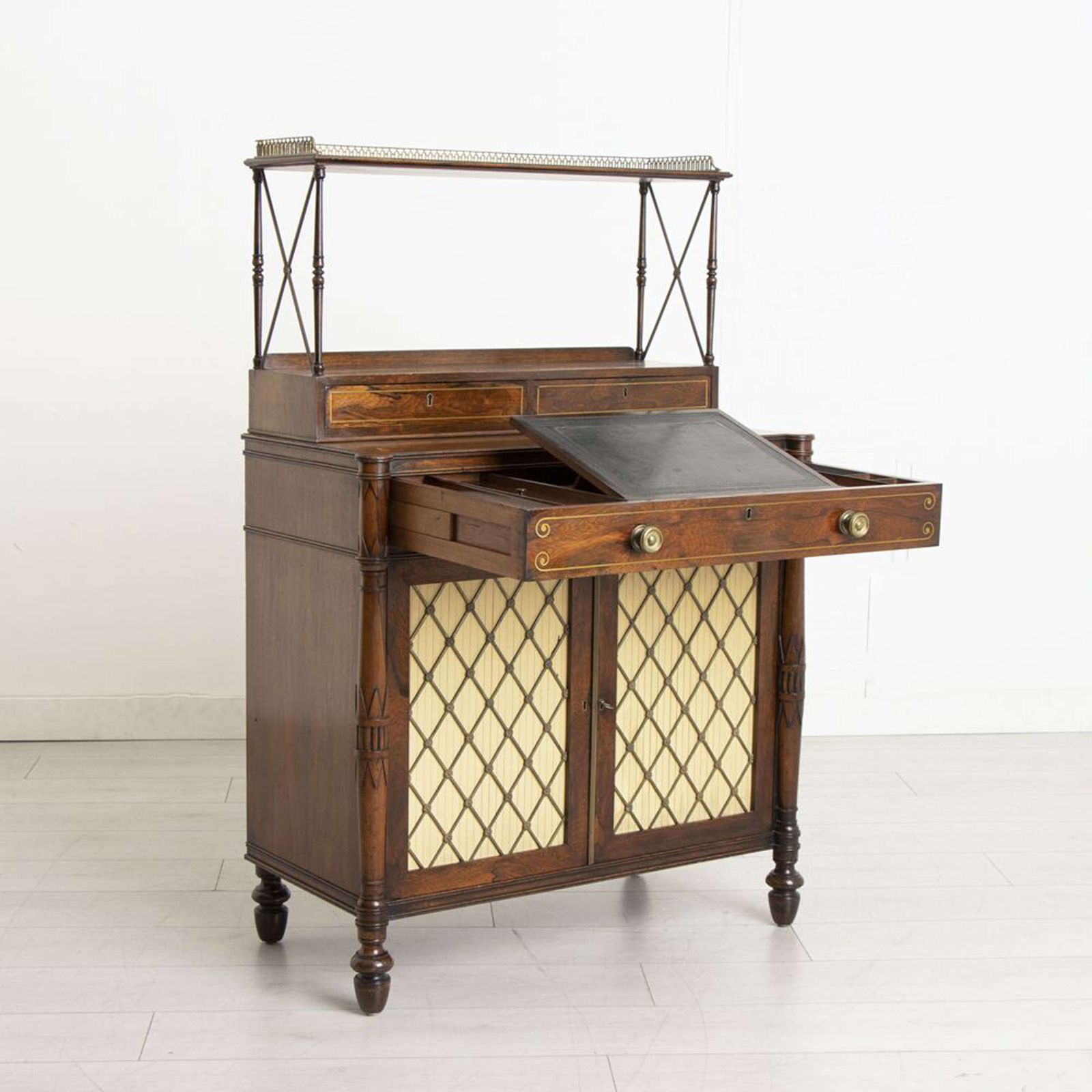 Regency Rosewood Secretaire Chiffonier 1810 photo Furniture