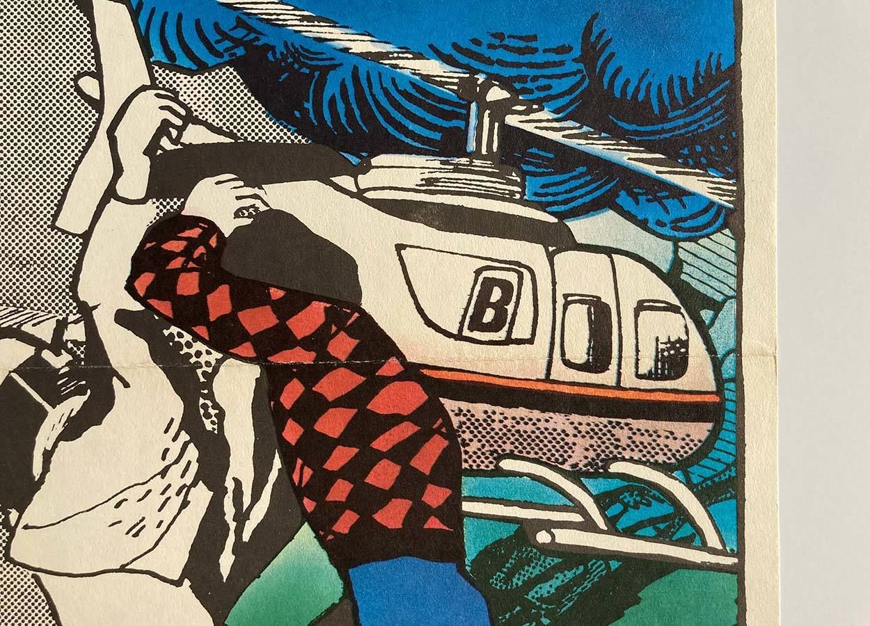 Original Film Poster, Treasure Of The Yankee Zephyr, Karel Míšek, 1983, Genuine Czech Vintage Print photo Art