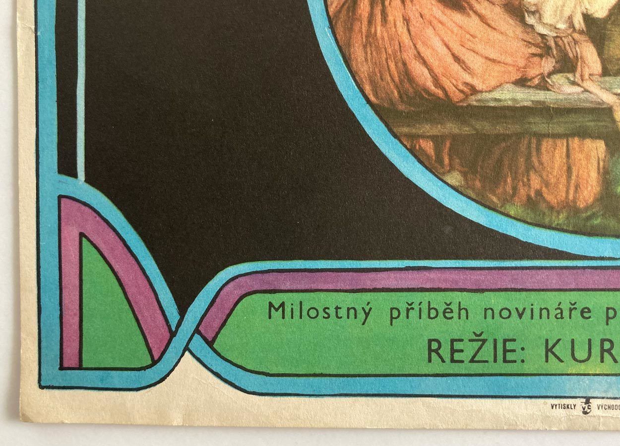 Movie Poster, Rheinsberg, Olga Stárková, 1973 photo vinterior