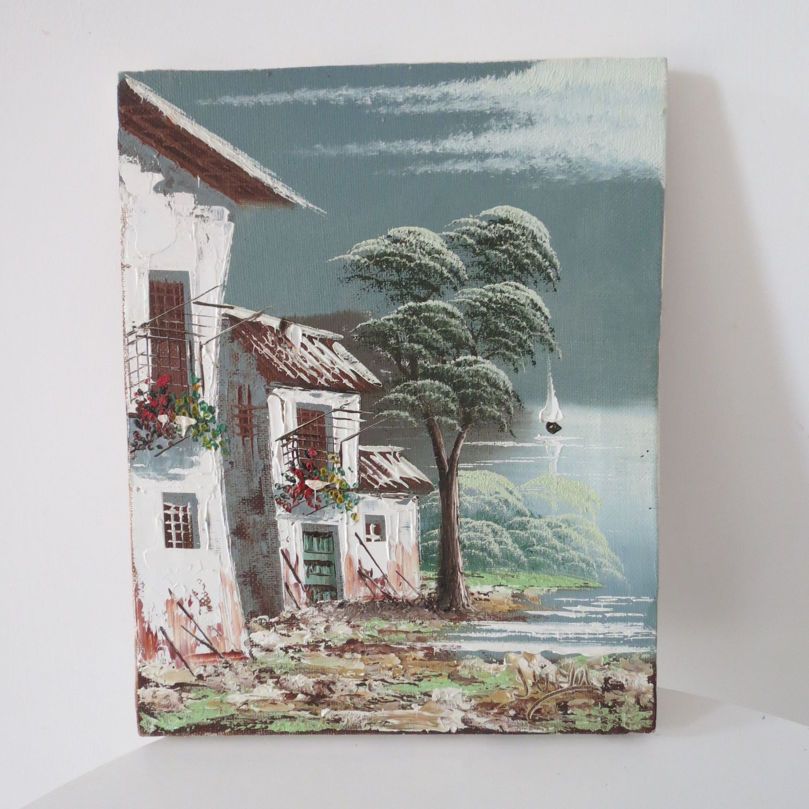 Vintage Oil Painting Juma Mozambique