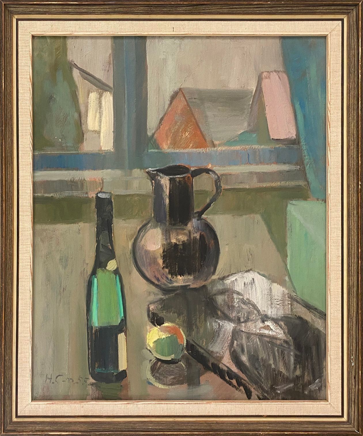 20th Century Swedish School 'Still Life With Portrait'