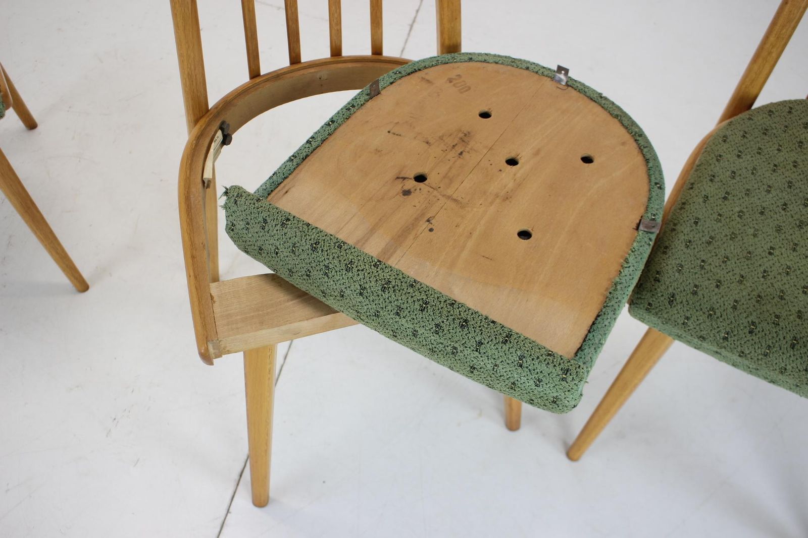 photo furniture 1970s Set Of Four Dining Chairs By Ton, Czechoslovakia