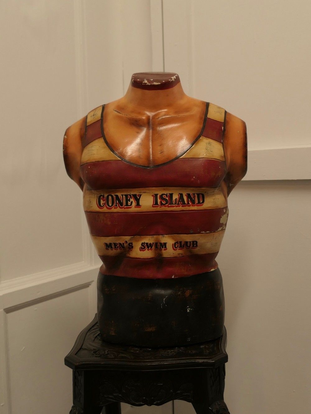 Vintage Coney Island Men’s Swim Club Retro Mannequin