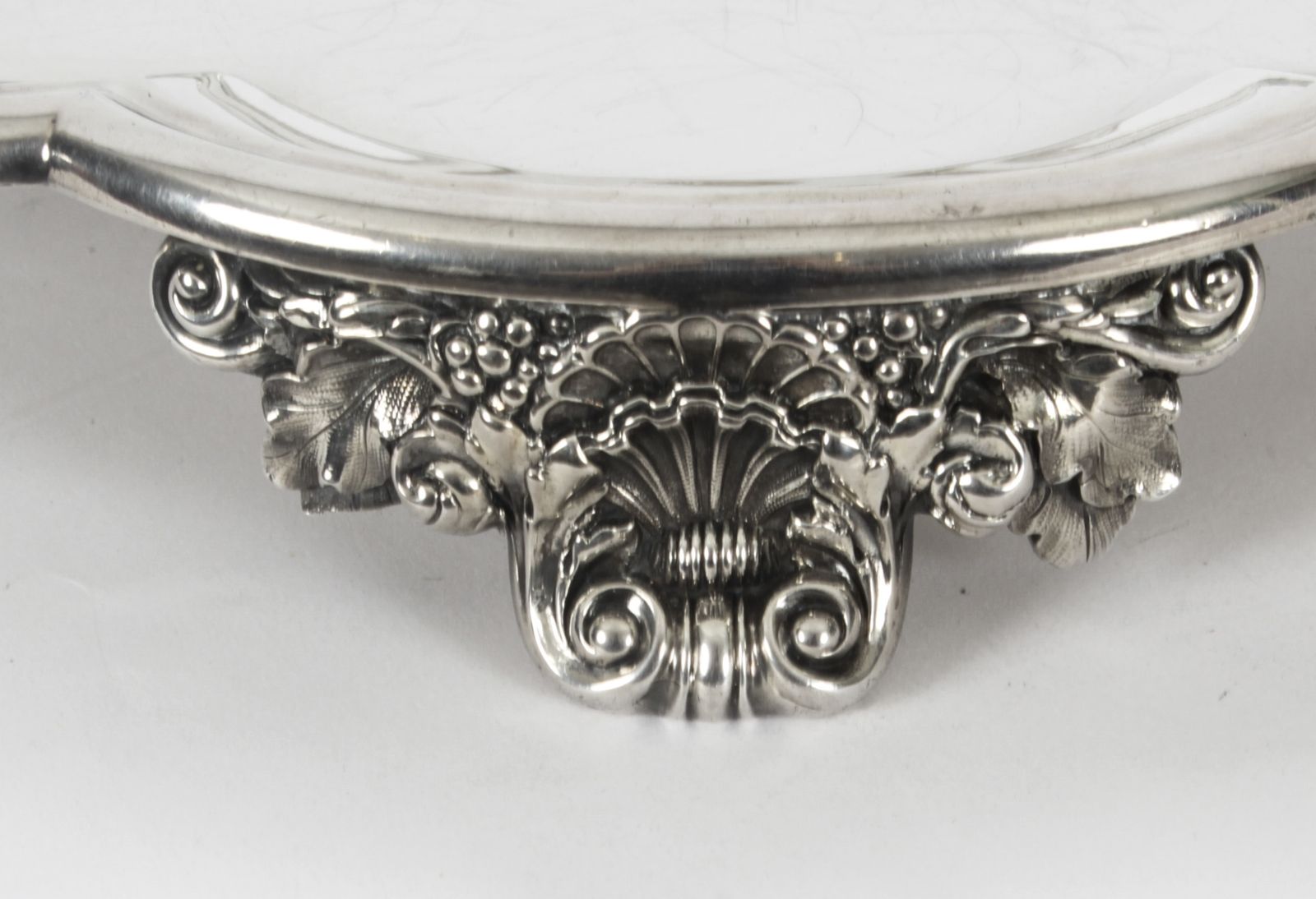 Antique Paul Storr George III Sterling Silver Salver 1811 19th Century photo vintage