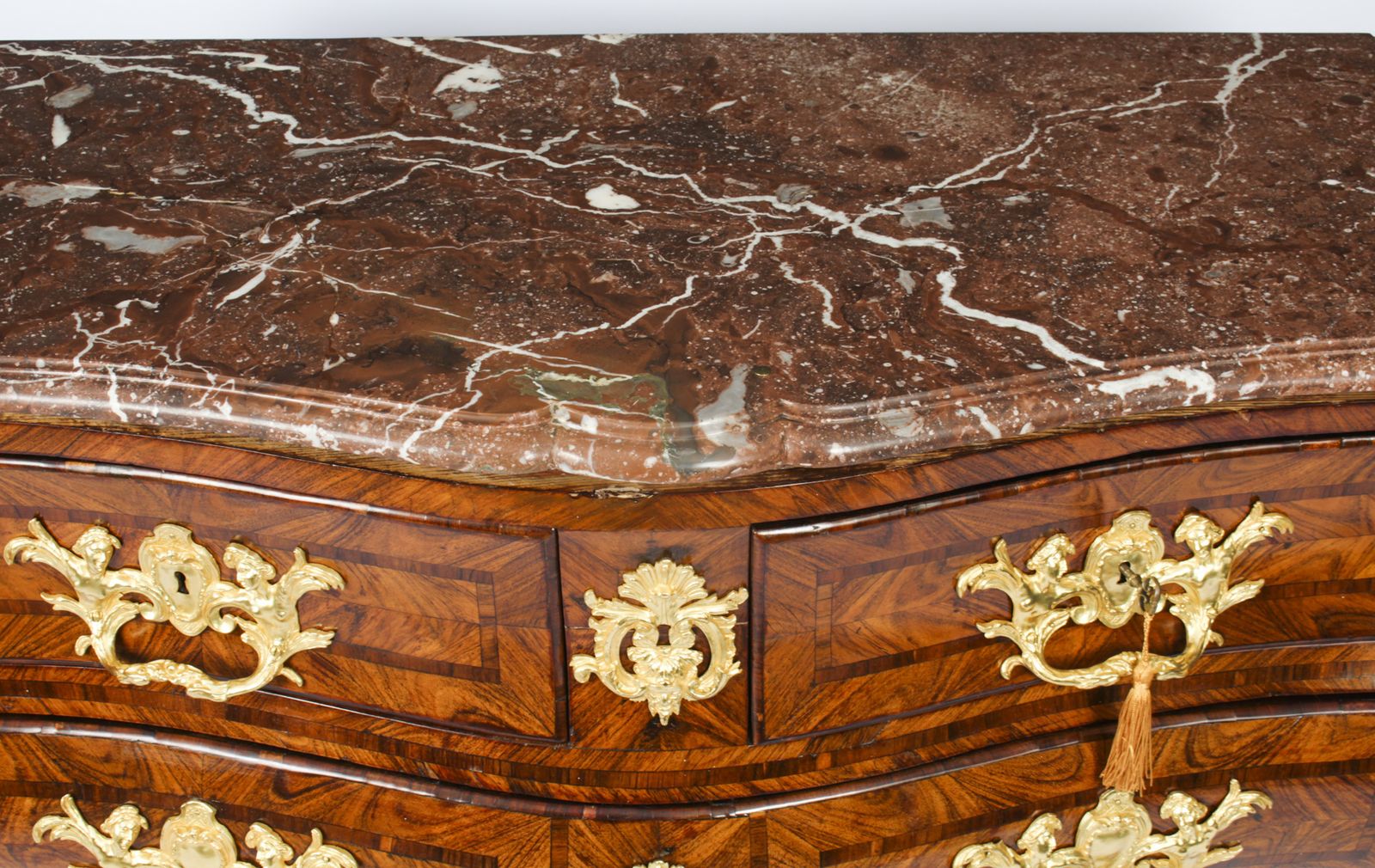 Antique French Régence Kingwood Ormolu Mounted Commode Circa 1720 18th C photo Furniture