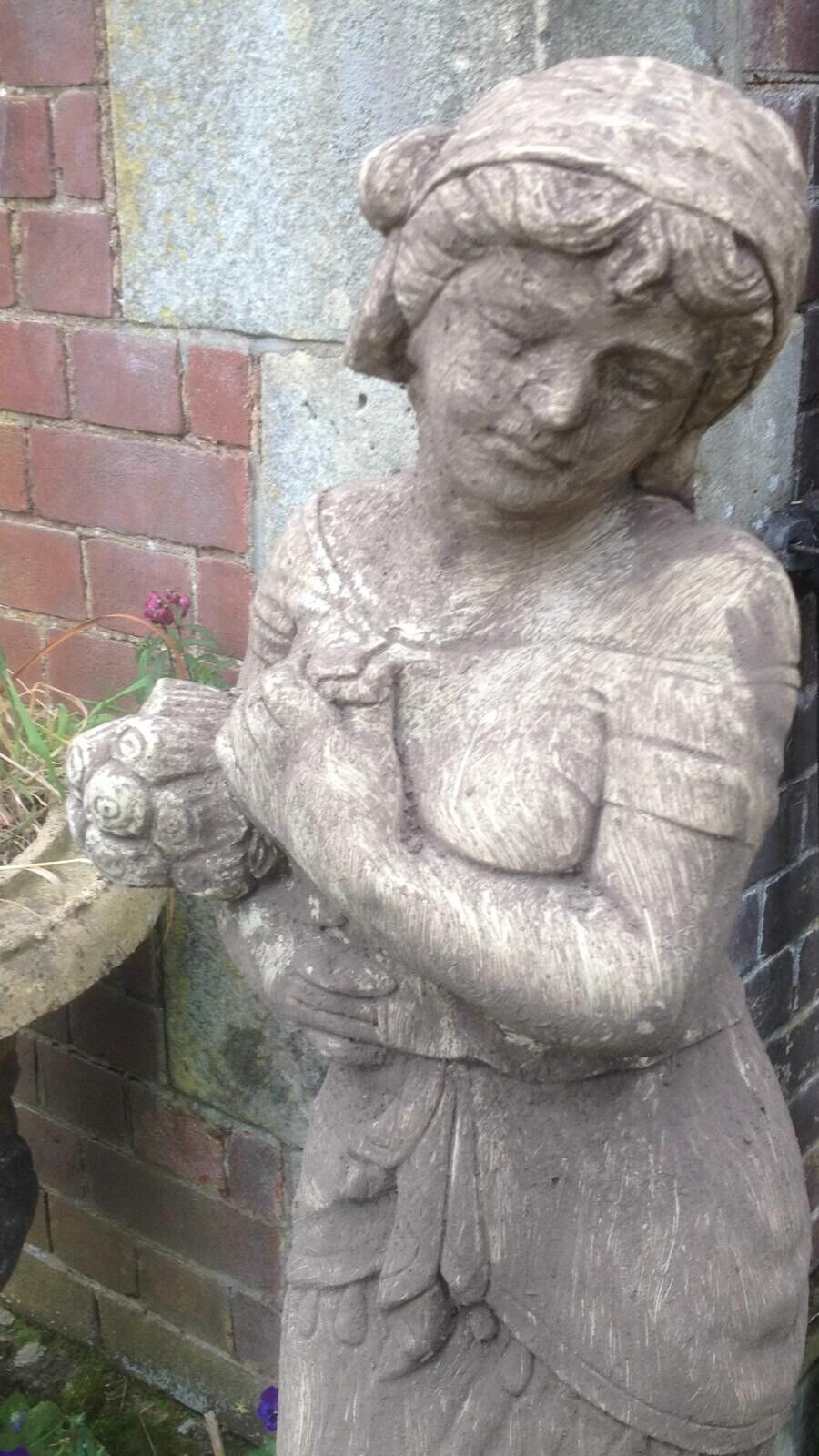 Wheat Maiden Statue In The Regency Style Upon A Corinthian Plinth photo furniture