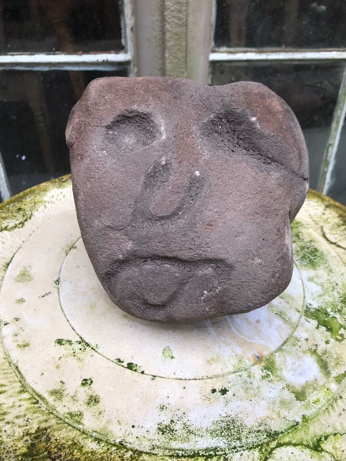 Historical Roman Carved Corbel Head Museum Piece photo 650.0
