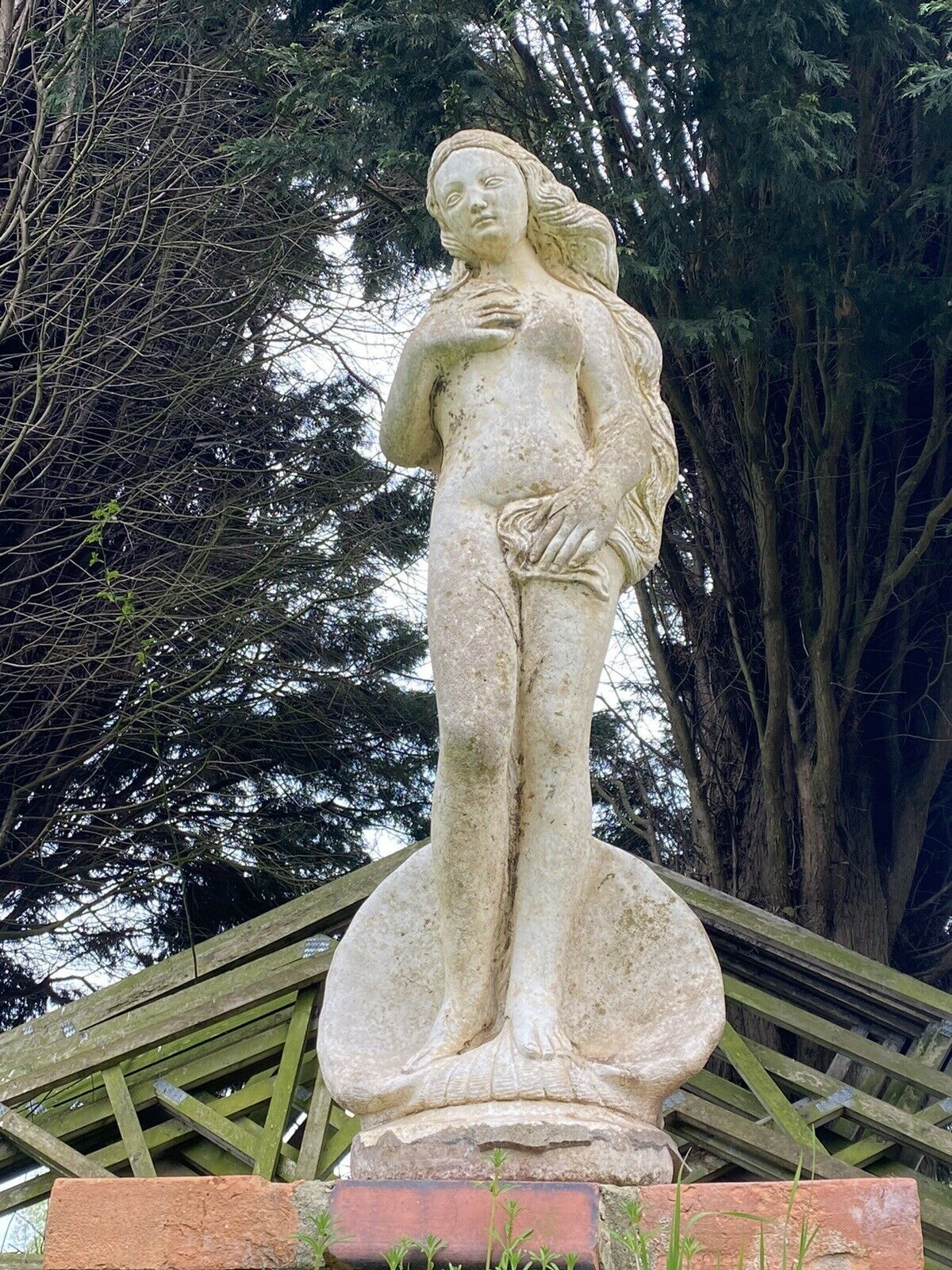 Roman Mythology Birth Of Venus After Sandro Botticelli Garden Sculpture photo furniture