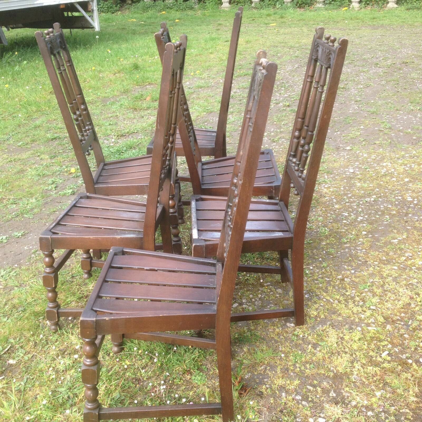 Country Style Ercol English Period Style Chairs Set Of 6 photo vinterior