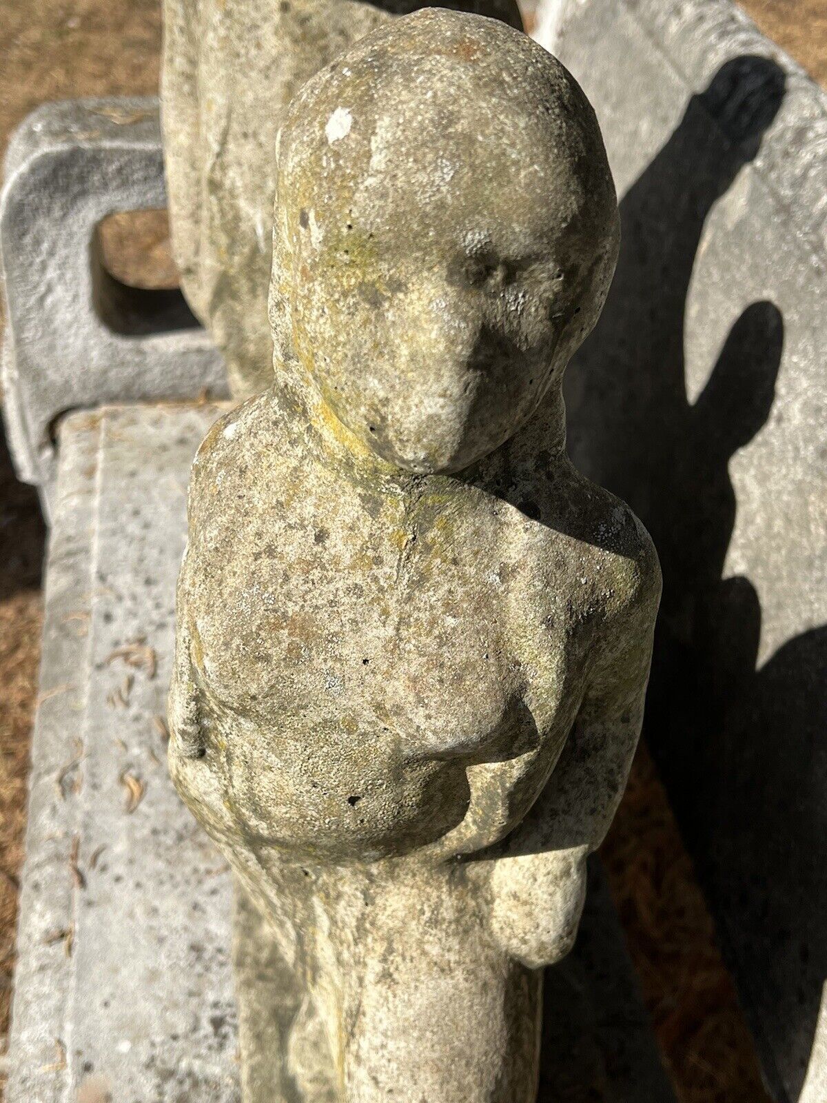 photo for sale Modernistic Henri Moore Style 'Family Walk' Garden Sculpture
