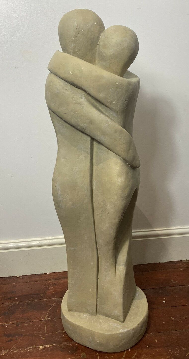 Large 20th Century Modern Art Sculpture In The Style Of Henry Moore photo Art