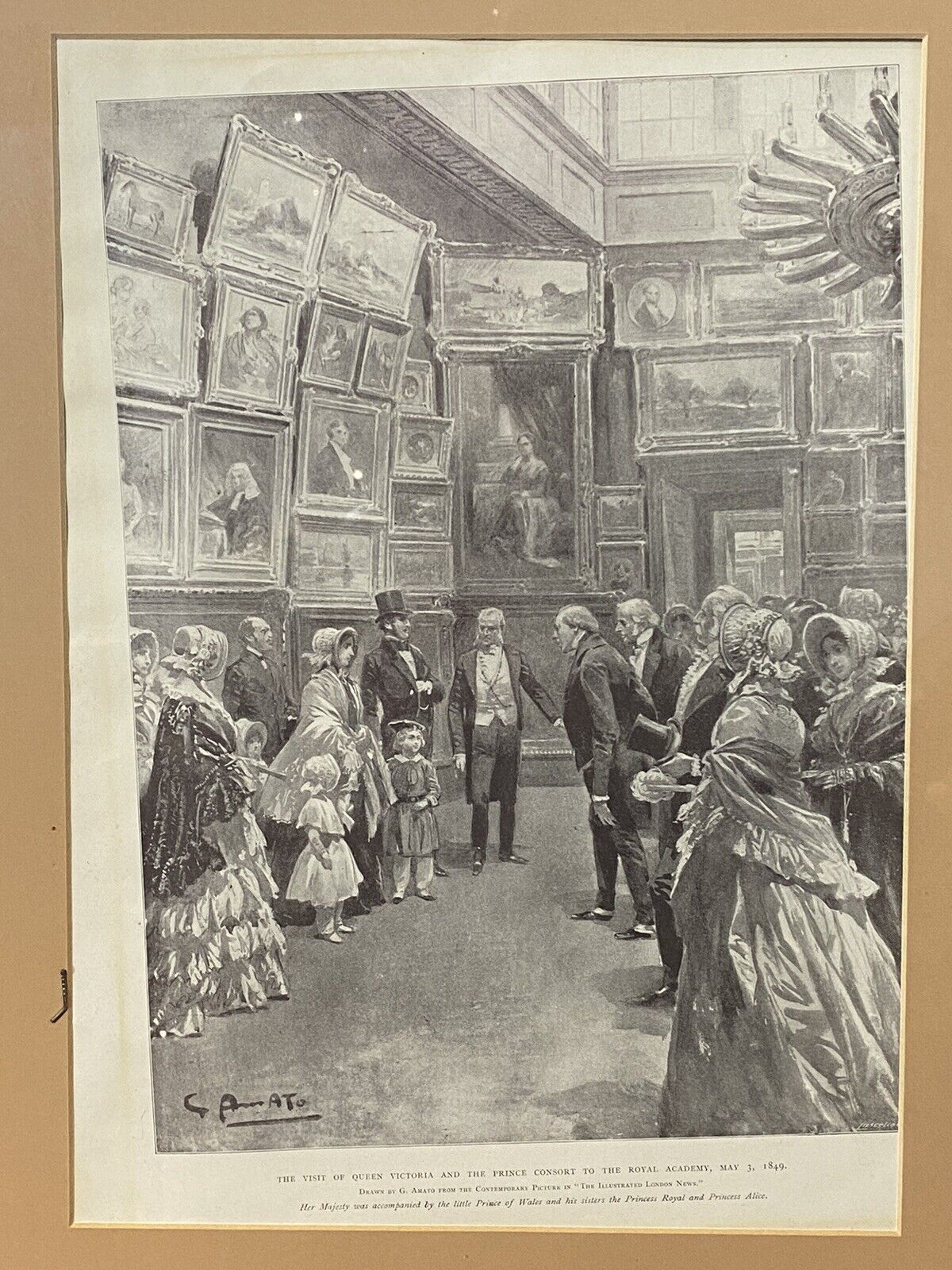Set Of 4 19c Victorian Historic Royal Memrobillia Lithographs By British Artists photo vintage