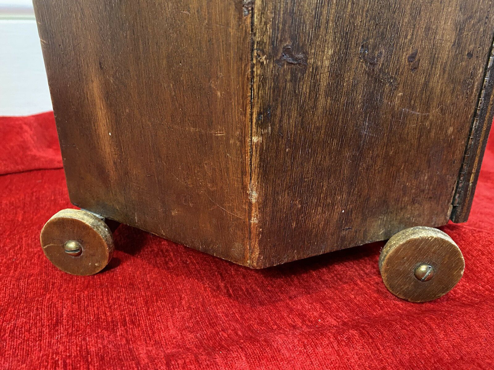 Furniture Decorative Gothic Church Pulpit In 1/4 Scale Apprentice Piece On Wooden Wheels photo