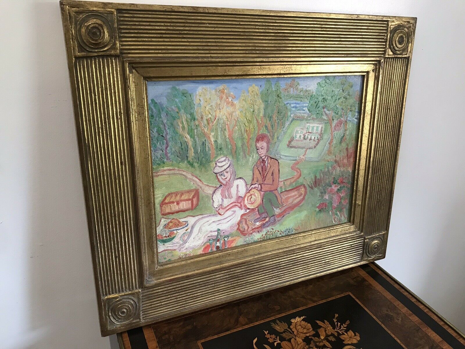 Original Contemporary Oil On Canvas Painting By Shiela Parker Dunbar Walker photo 450.0