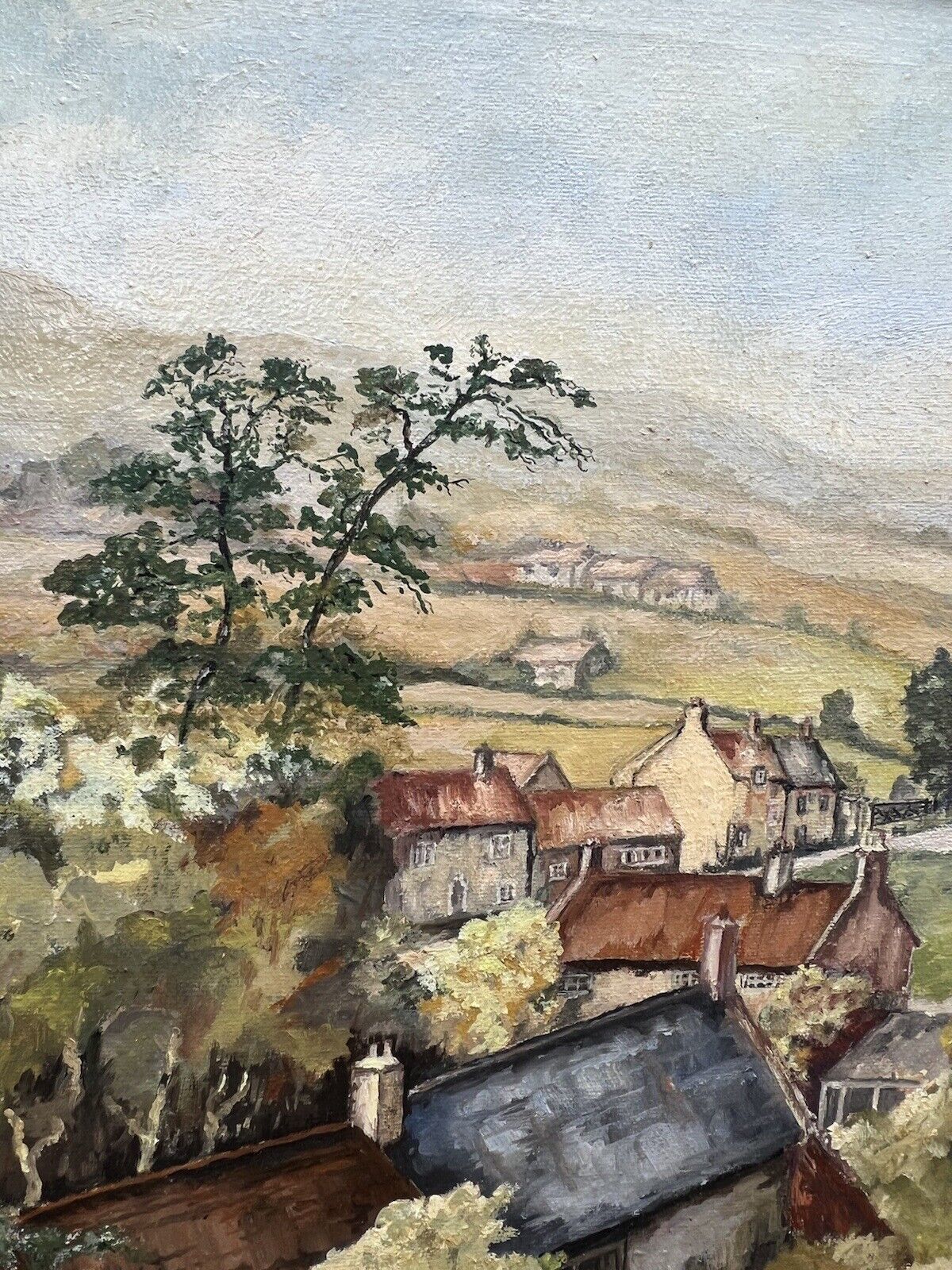 20th Century Gloucestershire Landscape Oil Painting By Artist Irene Baker photo buy