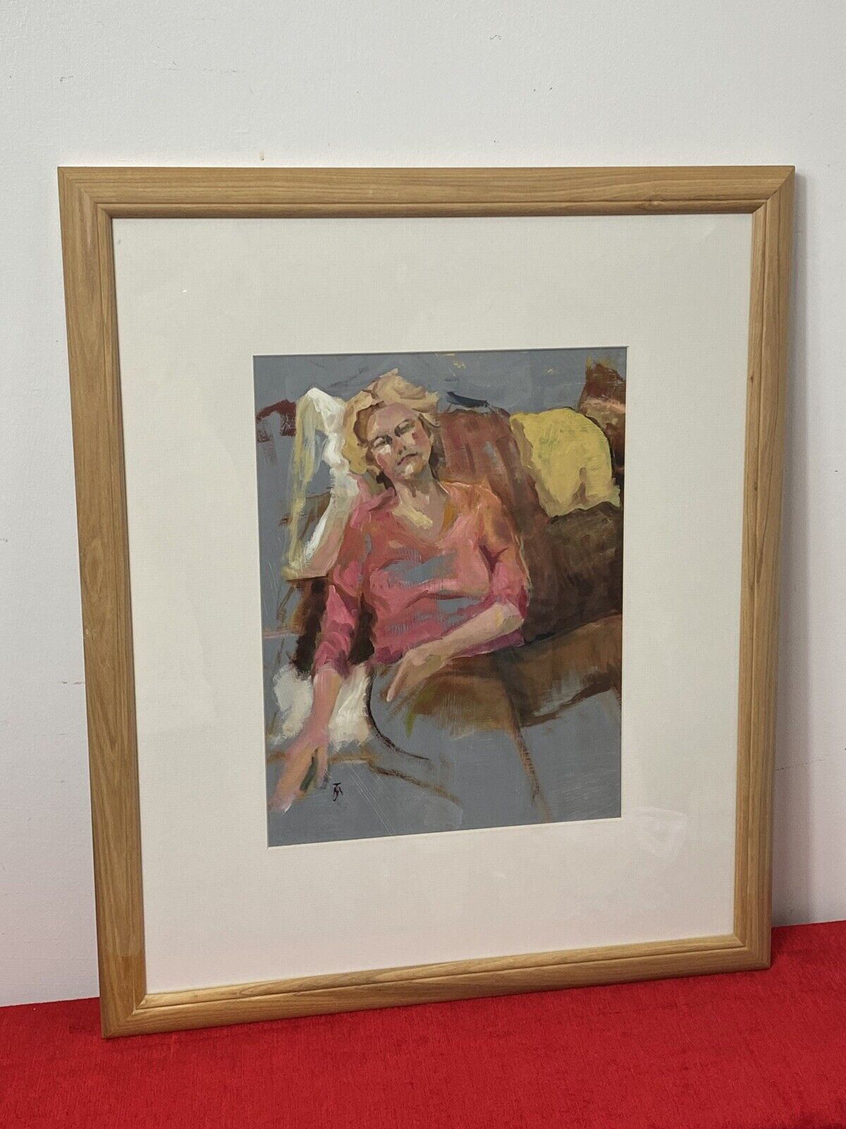 Modern Art Portrait Of Lady Muse ‘Helen’ By Artist Michael Jenkins photo Art