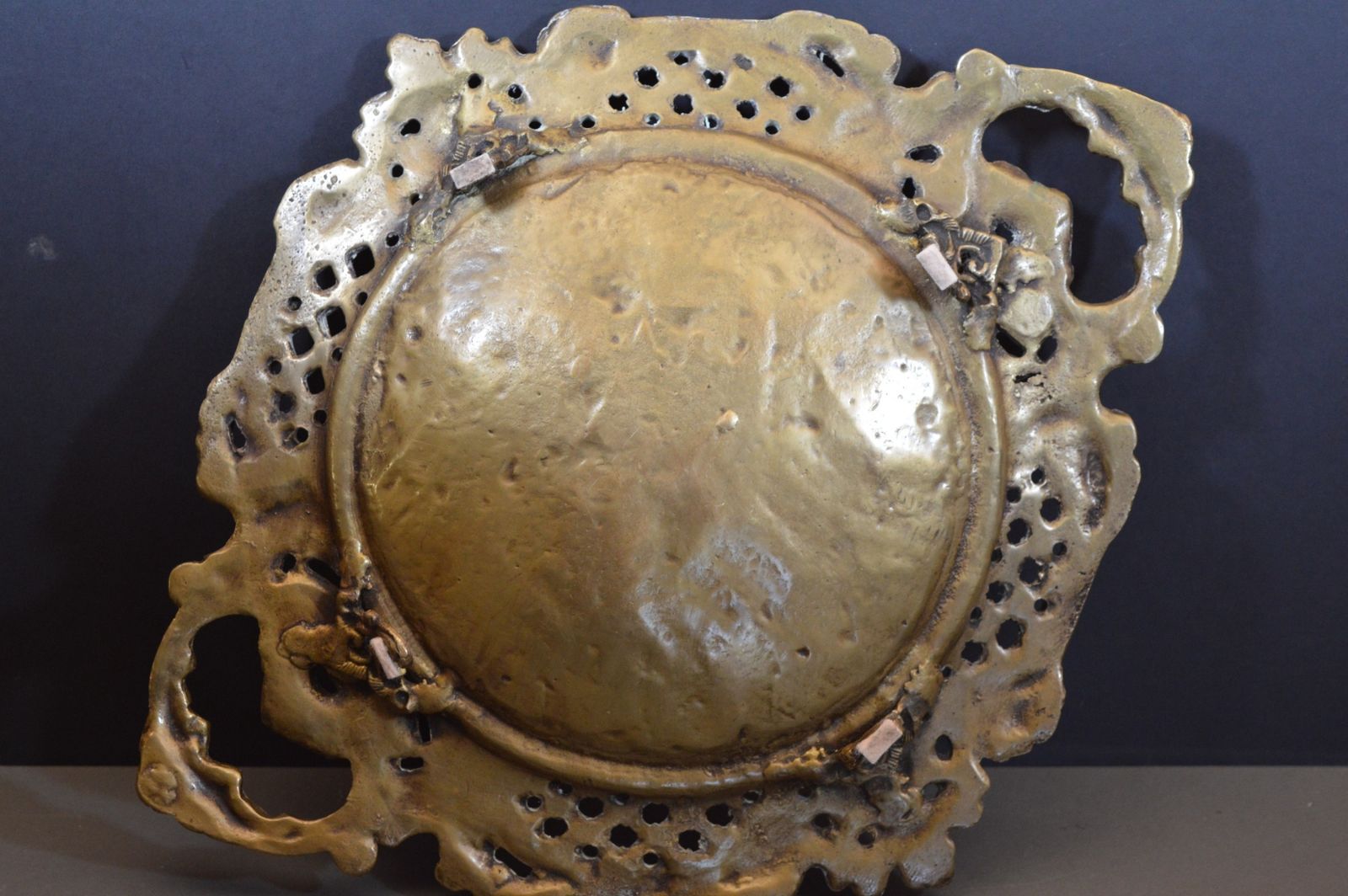 photo furniture Large (4 Kg ) Bronze Centre Piece/Decorative Plate,C1870