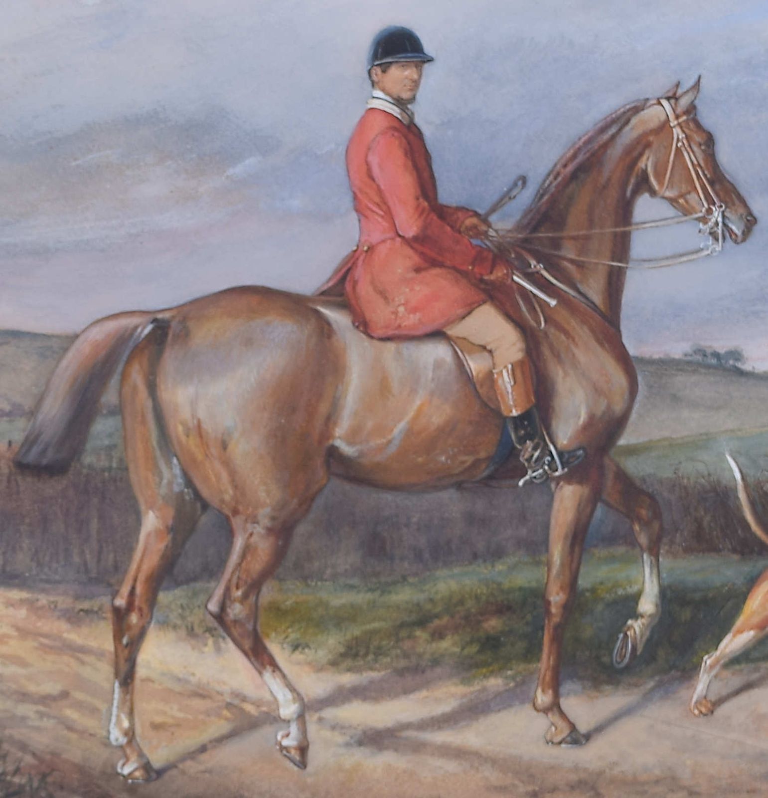 H. Fluiss Charles Payne, Huntsman To The Pytchley Hounds On Redtape With The Hound Trueman (1862) photo 1300.0