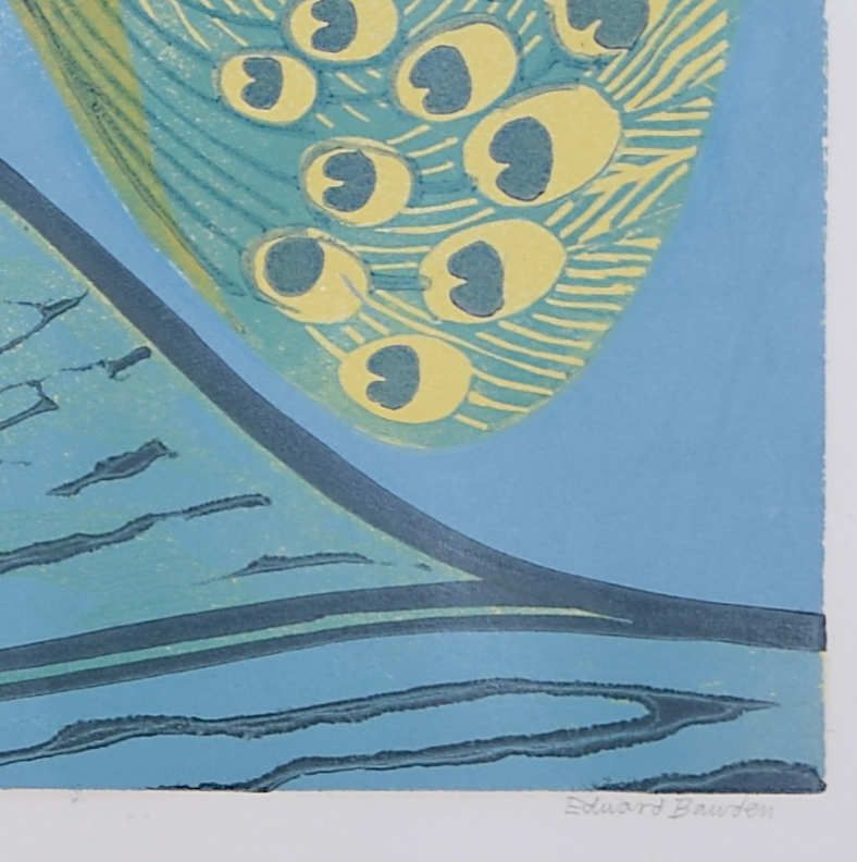 Edward Bawden Aesop’s Fables: Peacock And Magpie (1970) photo for sale