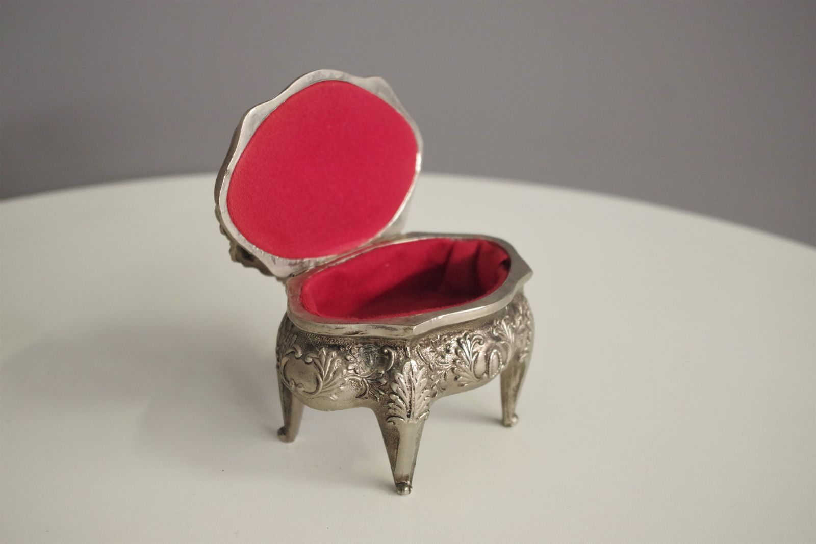 Metal Jewelery Box From The 1950s photo furniture