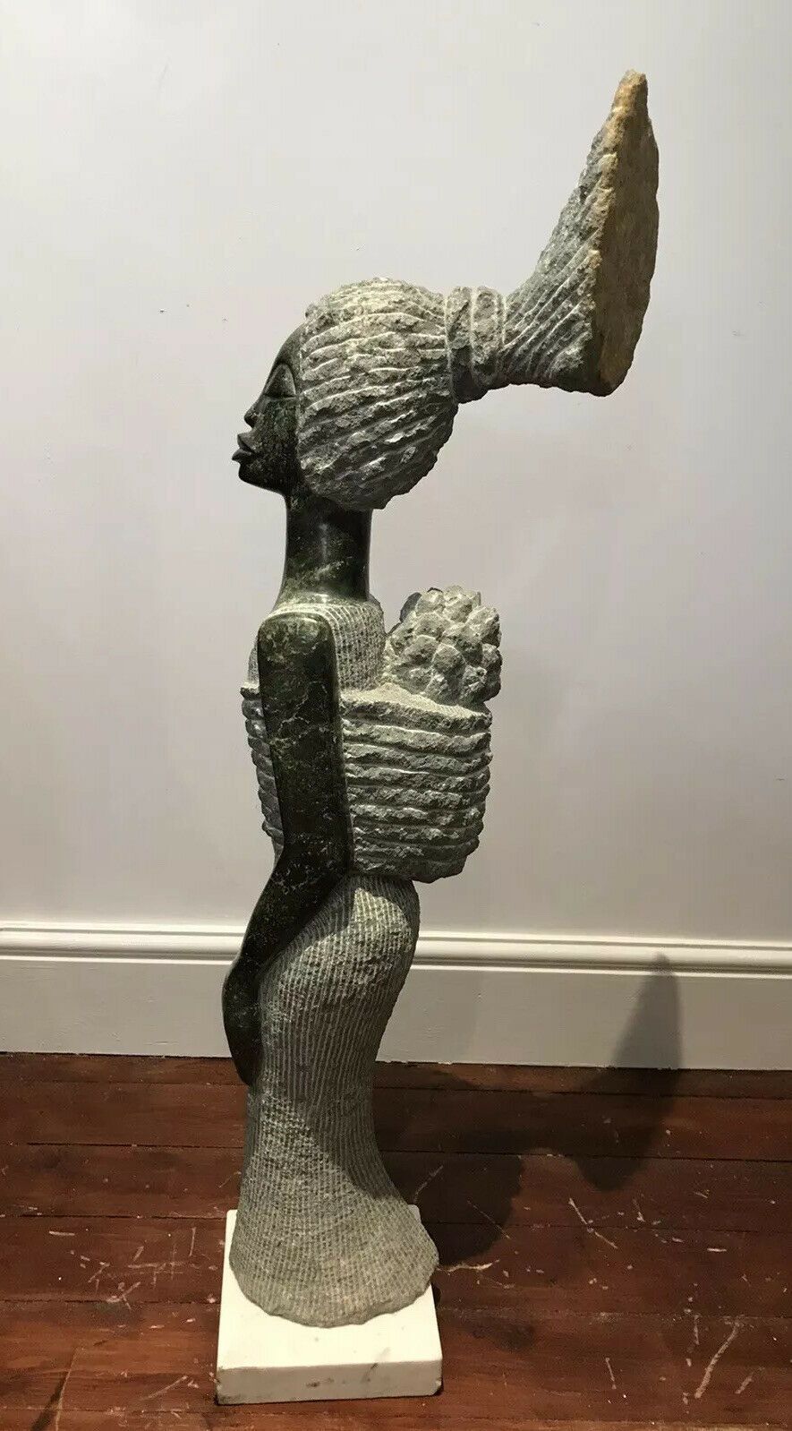 African Marble 20th Century Mother And Child Sculpture By Tendai Mutinhima photo Home Decor