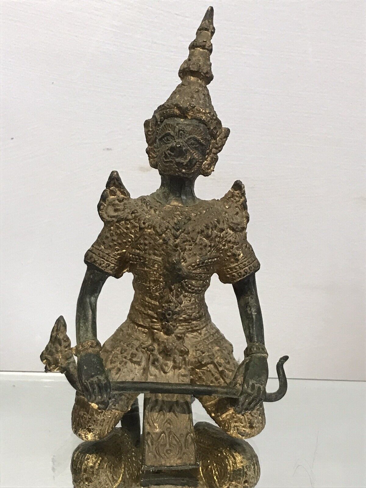 Exceptional 19th Century Gilt Bronze Meditation Pose Buddha In Fine Detail