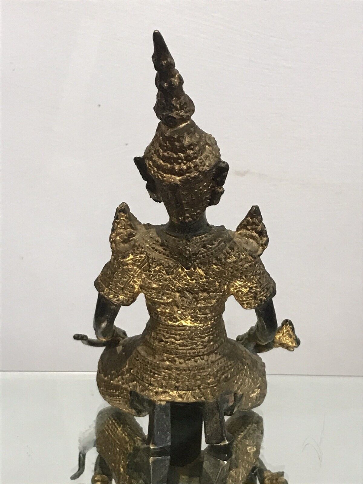 Exceptional 19th Century Gilt Bronze Meditation Pose Buddha In Fine Detail photo buy