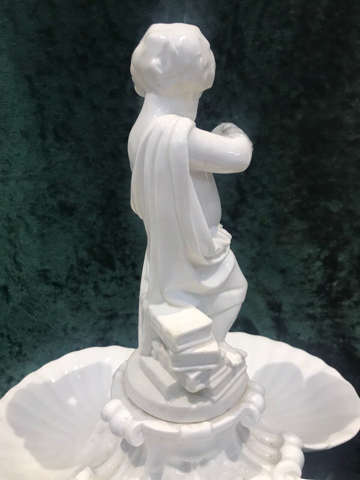 English Rare Fine Antique Putti Centre Piece Early 19th Century Minton photo vintage