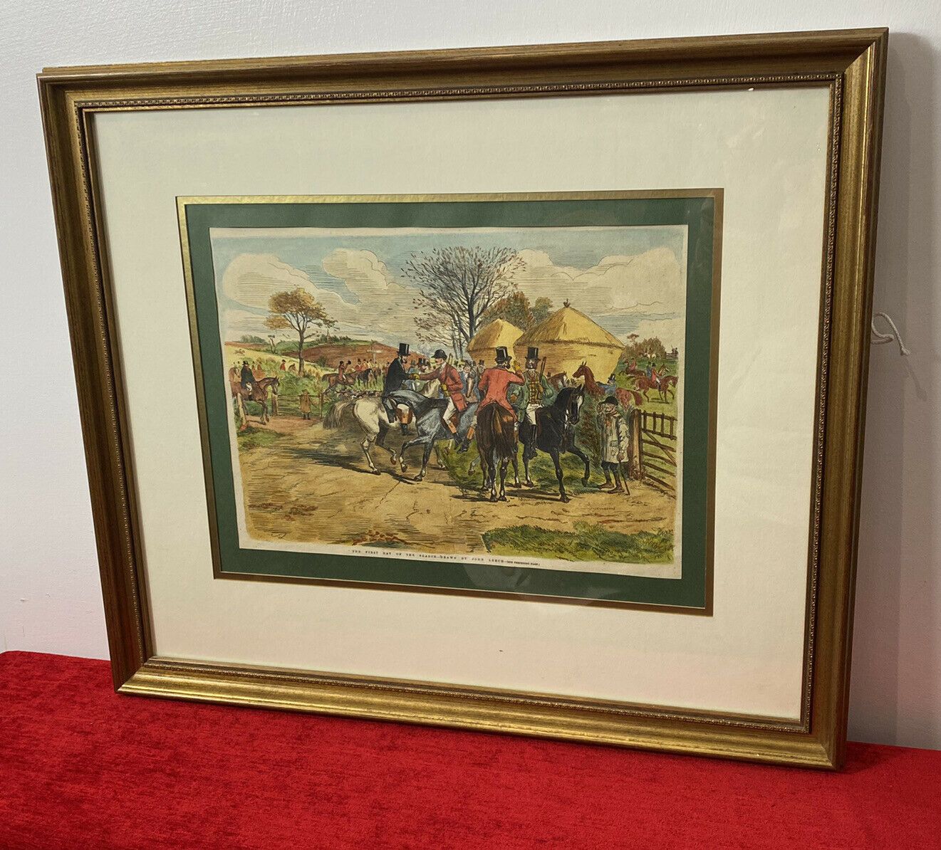 First Day Of The Season Characterised Etching By British Illustrator John Leech photo vinterior