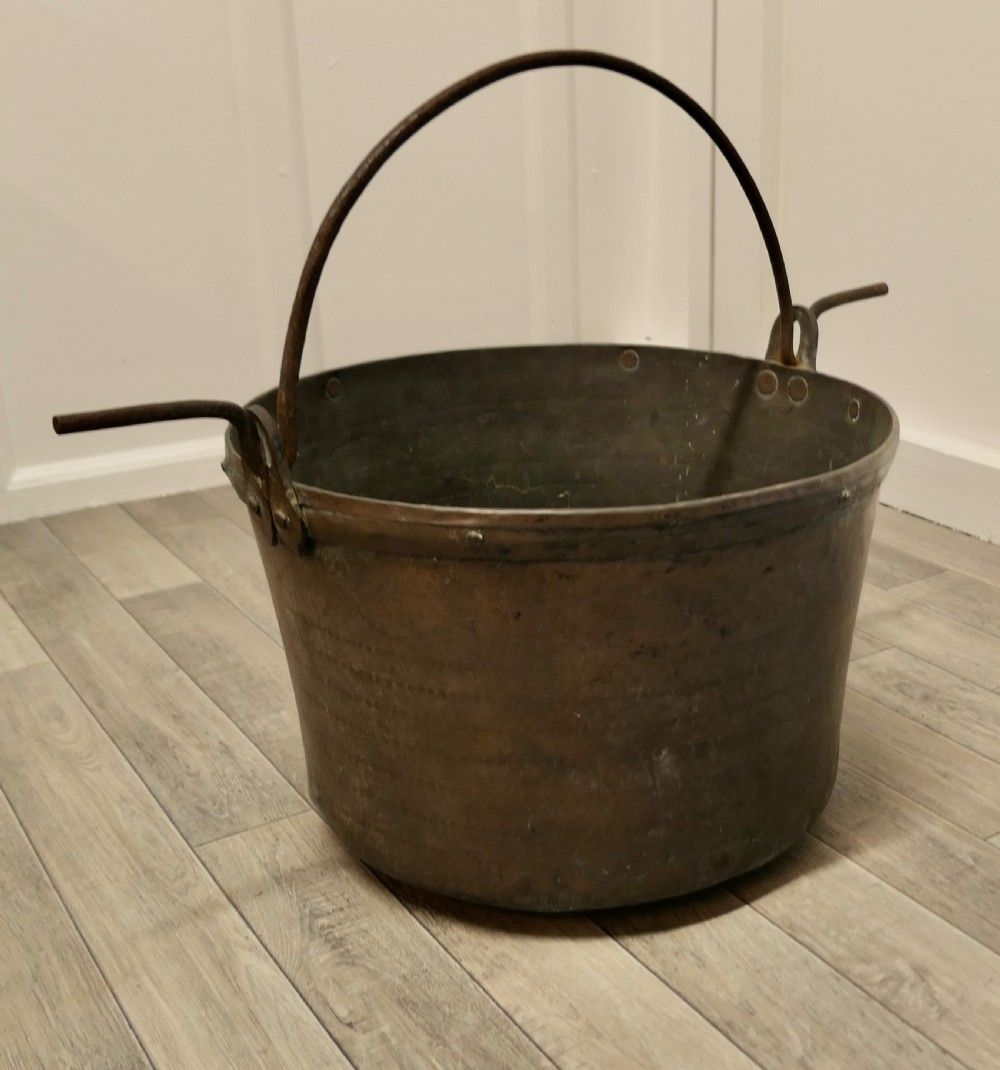 Very Large 19th Century Copper Cooking Pot, Cauldron photo for sale