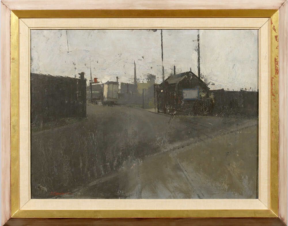 Christopher Chamberlin (1918 1984) 'Dock Entrance, Lots Road'