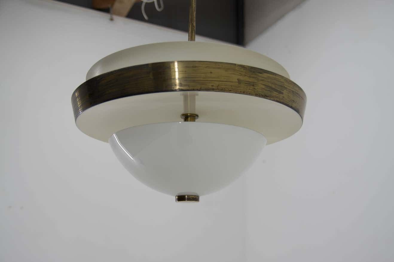 photo furniture Rare Bauhaus Chandelier By Ias, 1930s
