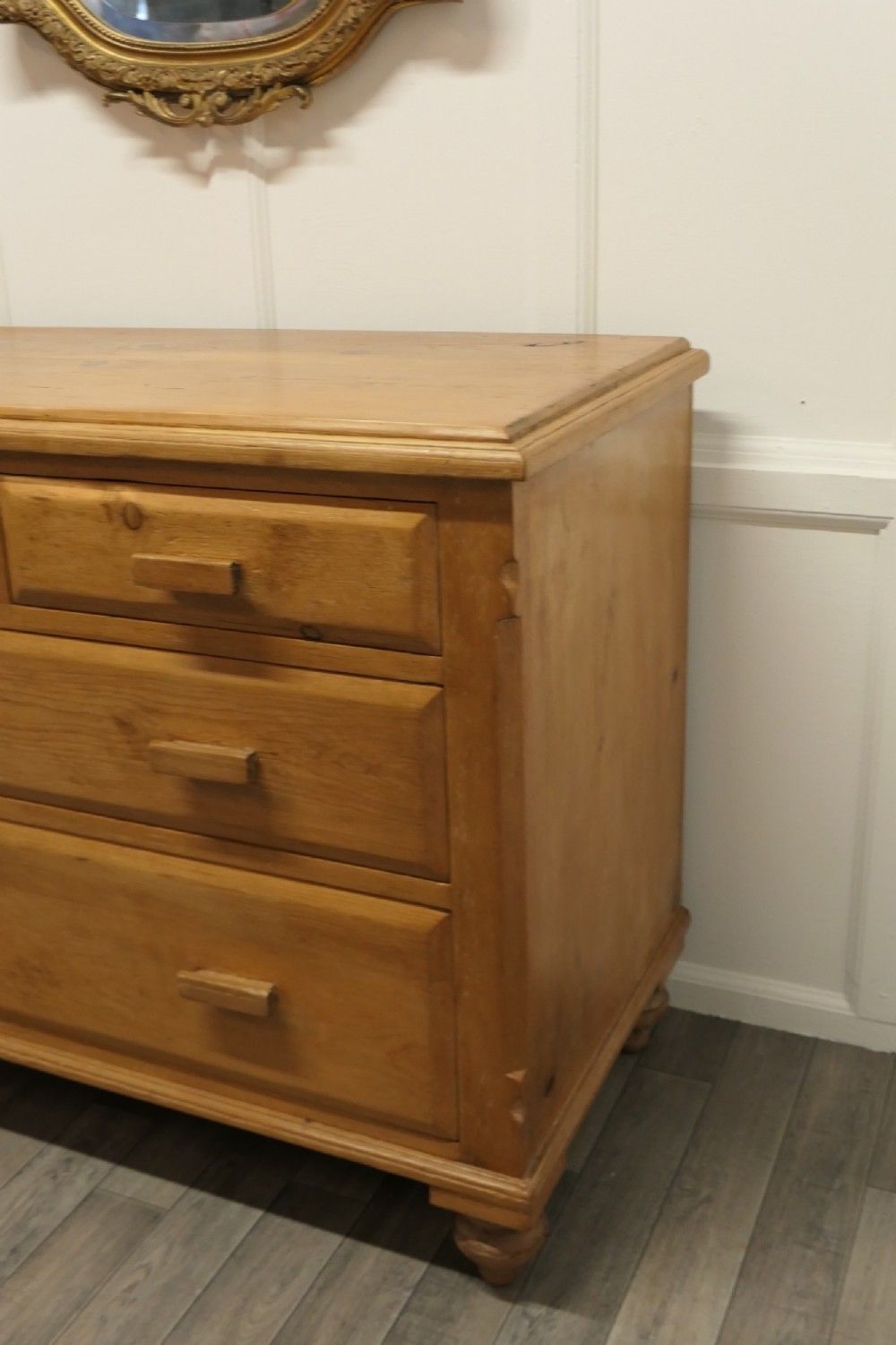 Victorian Stripped Pine Chest Of Drawers photo Furniture